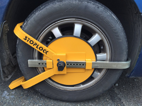 Caravan Wheel Clamp